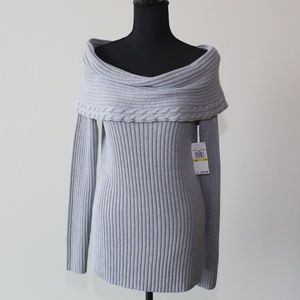 MICHAEL KORS NWT Pearl Boat Neck Sweater